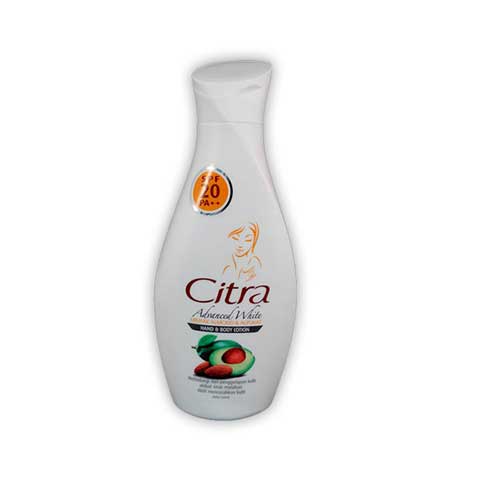 CITRA HBL ADVANCED WHITE SPF20 BTL 120ML